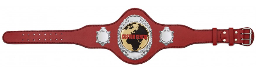 CUSTOM CHAMPIONSHIP BELT PLT286/S/CUSTOM - AVAILABLE IN 4 COLOURS